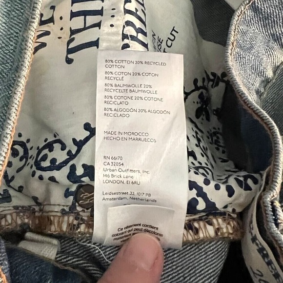 NWOT Free People We the Free Serafin Mid-Rise Slim Bootcut Jeans Size 26 - Picture 9 of 10
